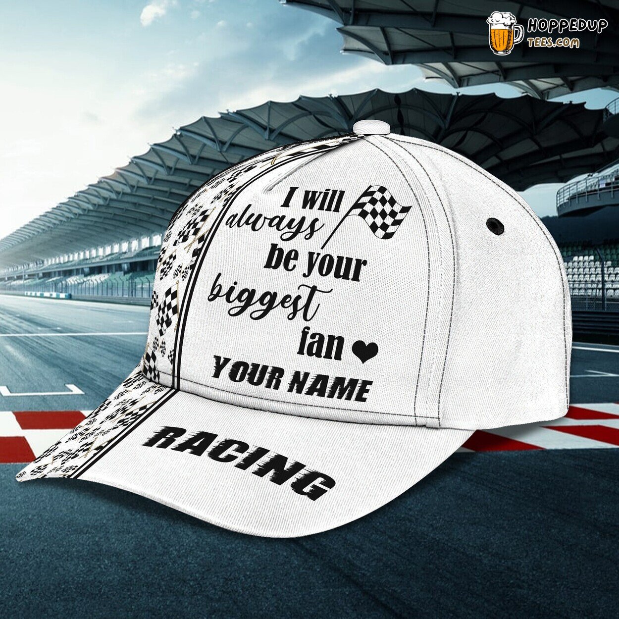 Adrenaline Racing 3D Classic Cap Personalized Unique Name Design Trend