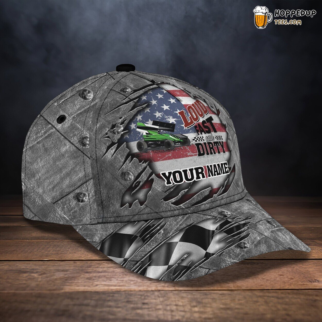 Adrenaline Racing Tribute 3D Classic Cap Personalized Unique Design