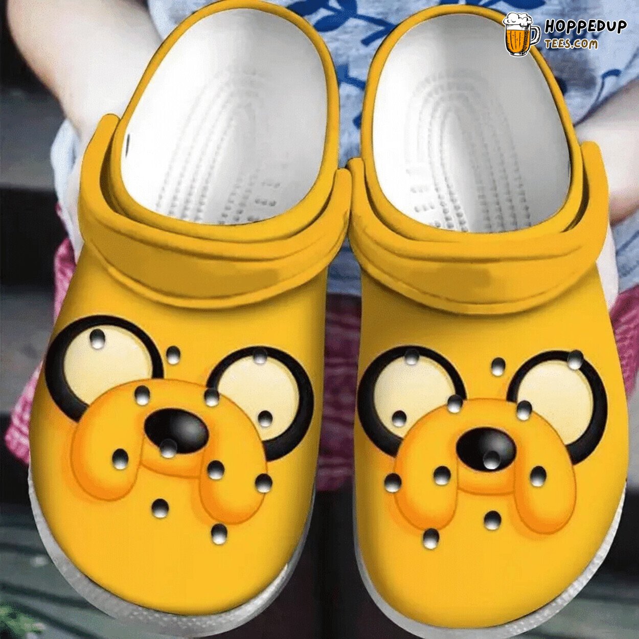 Adventure Time Inspired Rubber Clog Shoes Comfortable Gift for Travelers