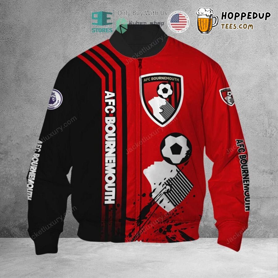 AFC Bournemouth Official Logo Edition Football Bomber Jacket