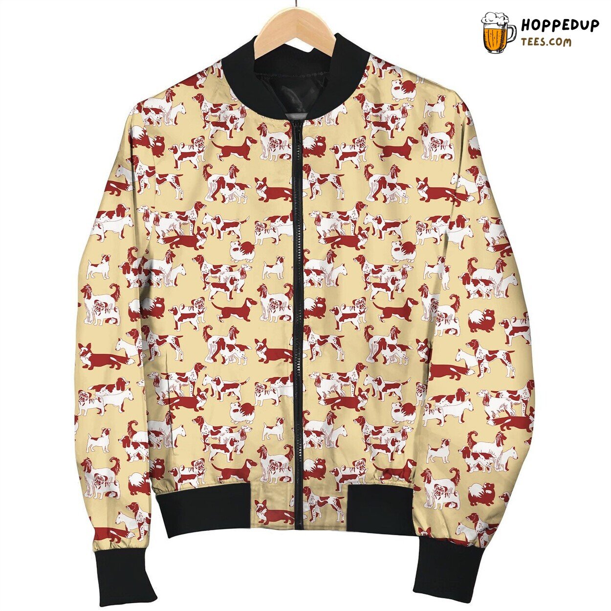 Afghan Hound Lover Bomber Jacket