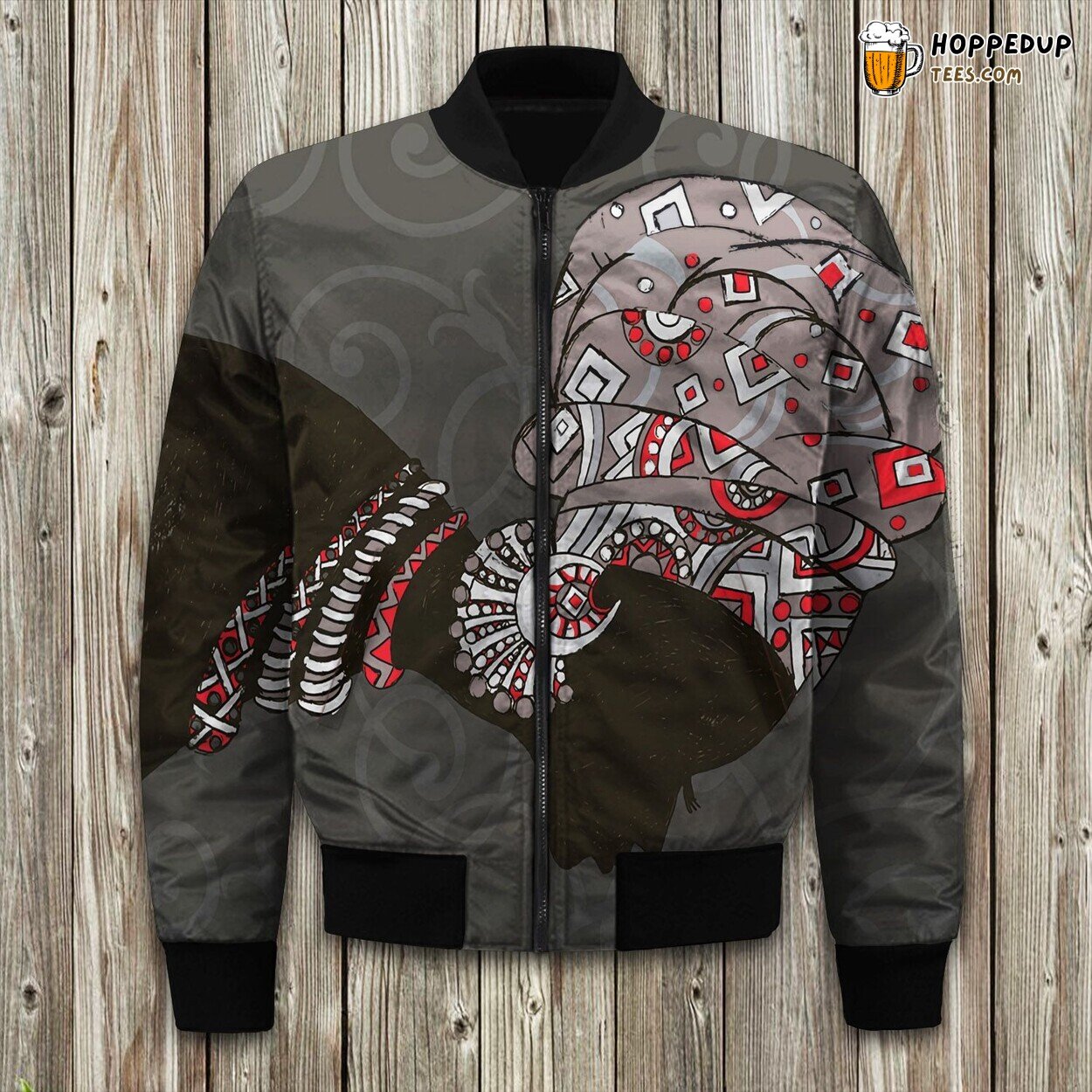 African Afro Women Bomber Jacket