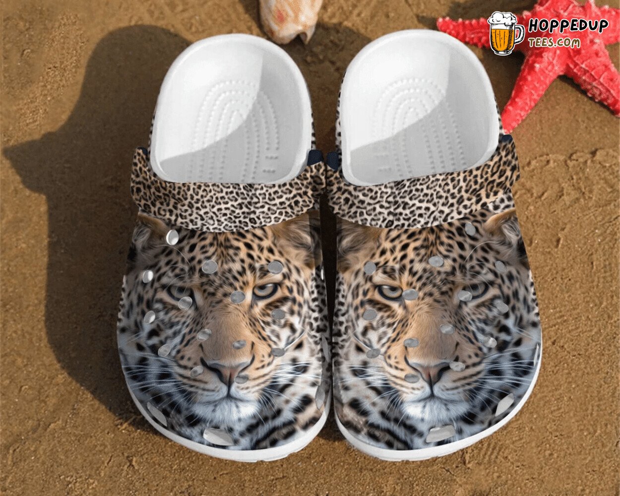 African Leopard Fan Gift Classic Water Resistant Men Women Rubber Clogs