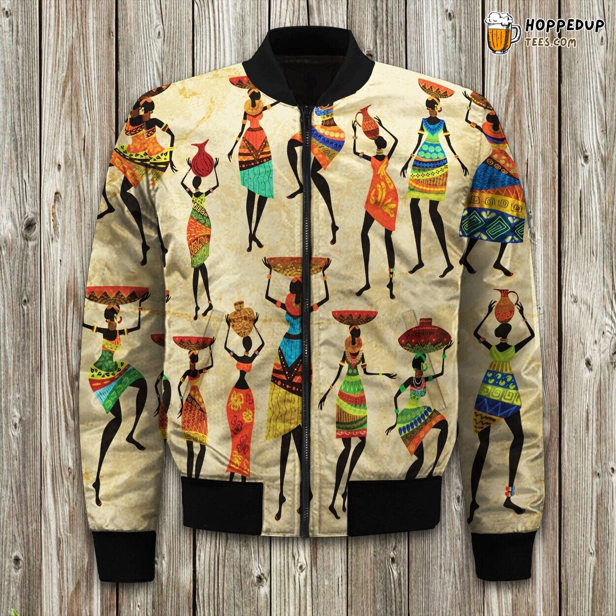African Women’s Essence Winter Bomber Jacket Exclusively Tailored Design