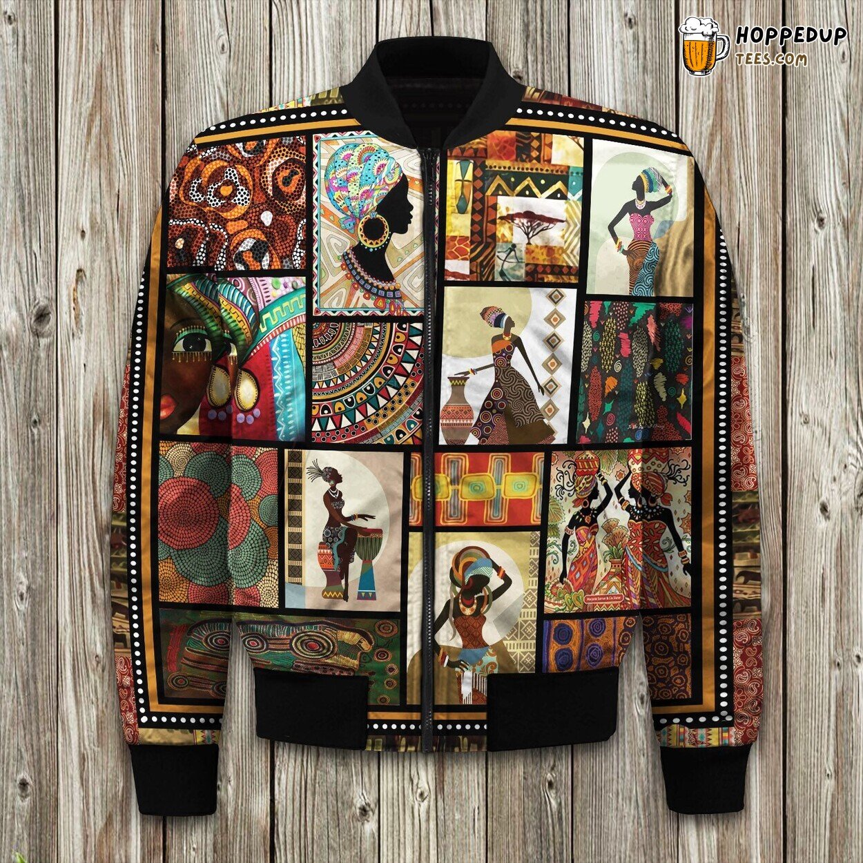 Afro Proud Africa Bomber Jacket