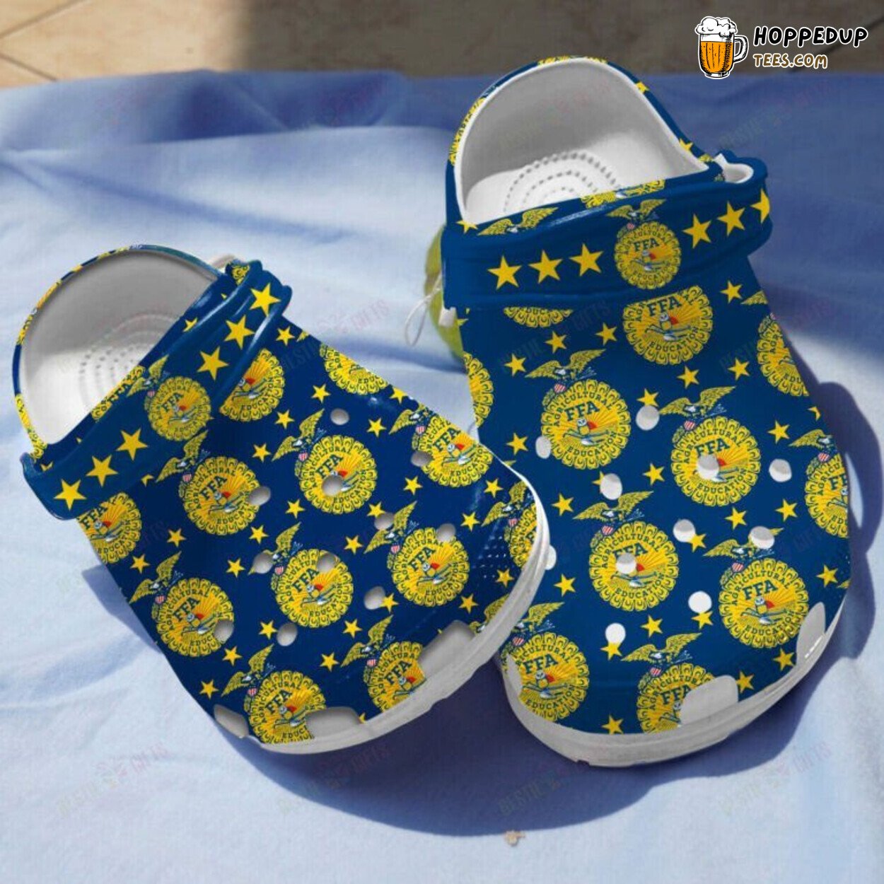 Agriculture FFA Themed Comfortable Unique Stylish Design Clog Shoes