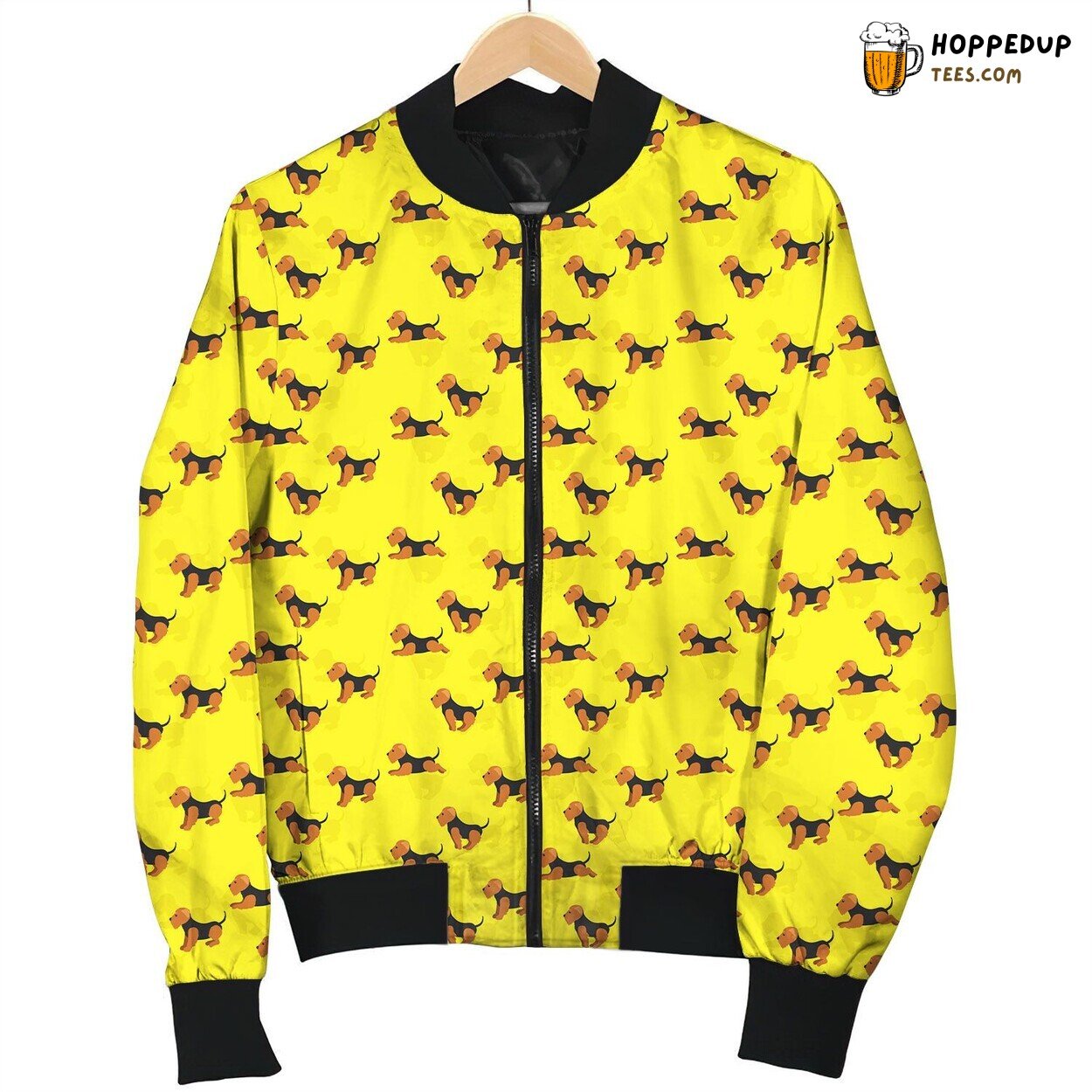 Airedale Terrier Little Running Bomber Jacket