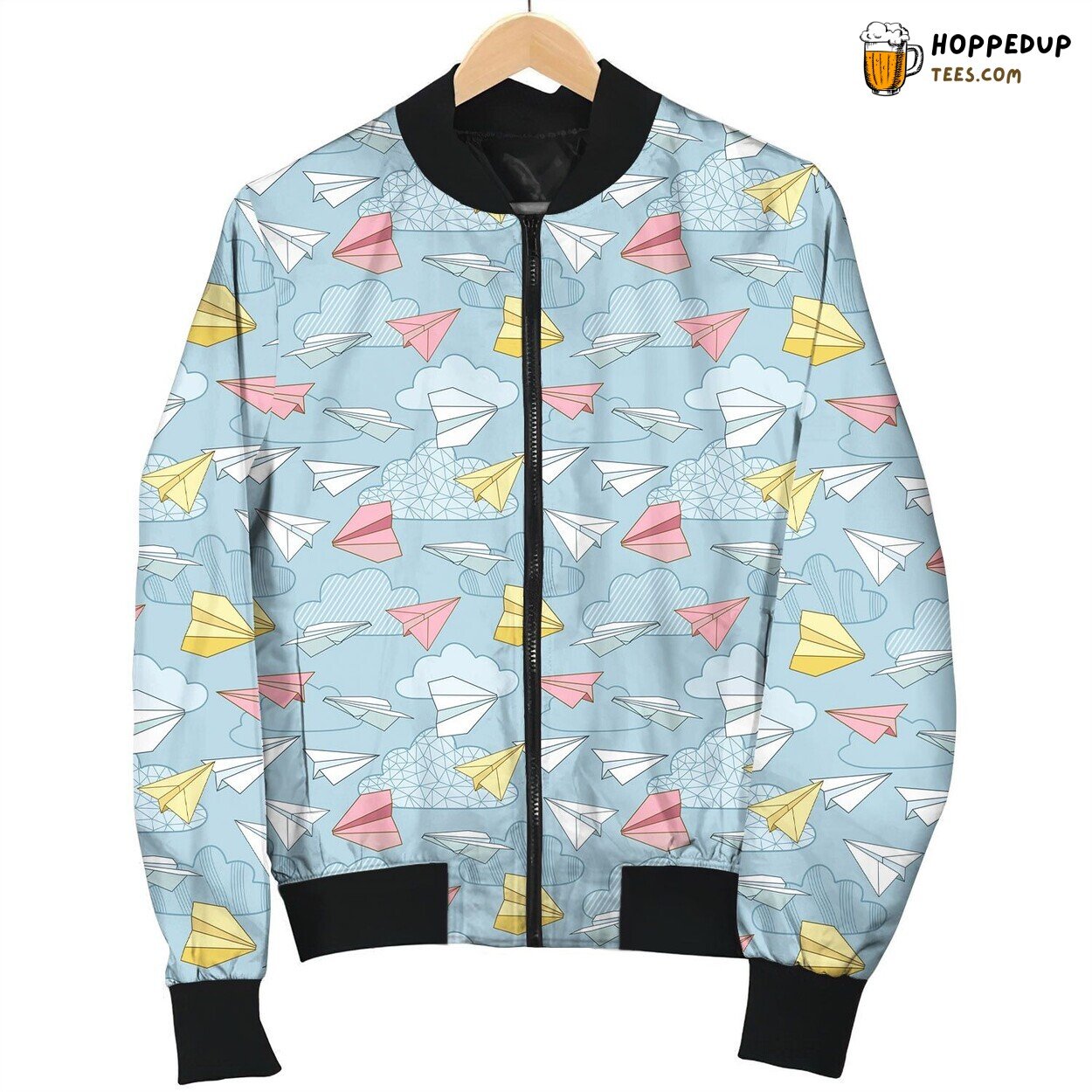 Airplane By Paper Bomber Jacket
