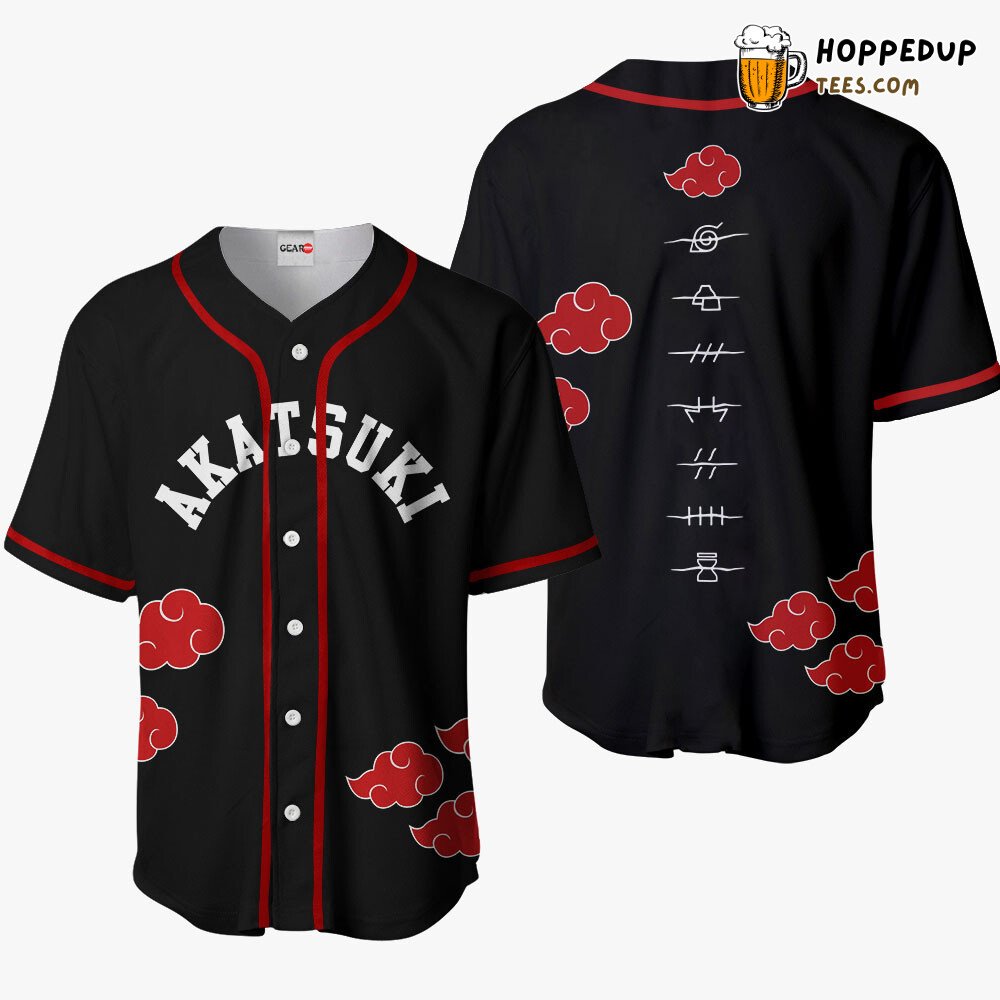 Akatsuki Distinctive Unique Anime Baseball Jersey Costume Collection Design Akatsuki Distinctive Unique Anime Baseball Jersey Costume Collection Design