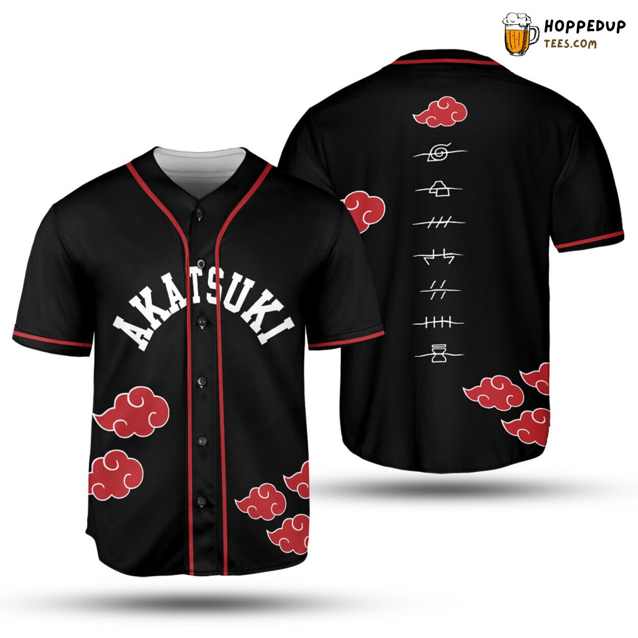 Akatsuki Jersey Shirt Custom NRT Anime Merch Clothes Gifts for Otaku