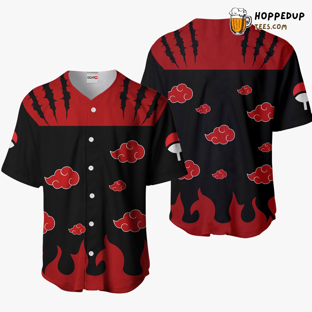 Akatsuki Unique Distinctive Anime Design Baseball Jersey Collection Style