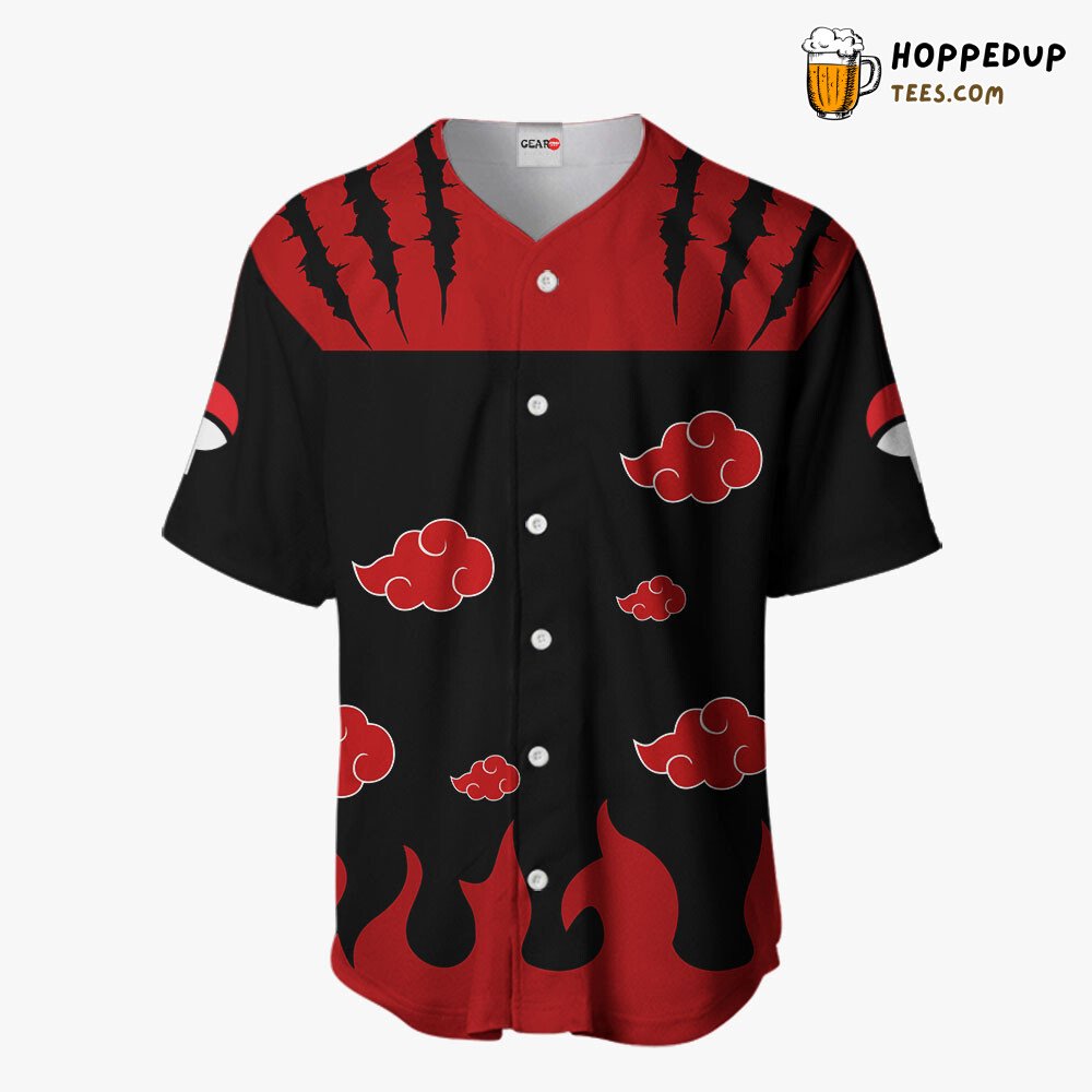 Akatsuki Unique Distinctive Anime Design Baseball Jersey Collection Style