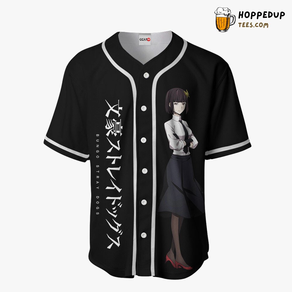 Akiko Yosano Distinctive Unique Design Anime Baseball Jersey Shirt Style