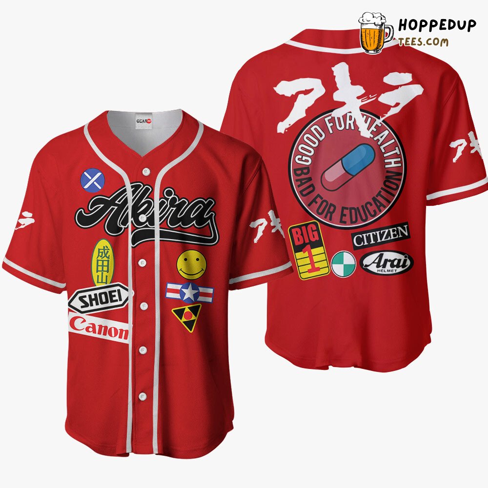 Akira Distinctive Unique Edition Baseball Jersey Collection Design Style Akira Distinctive Unique Edition Baseball Jersey Collection Design Style