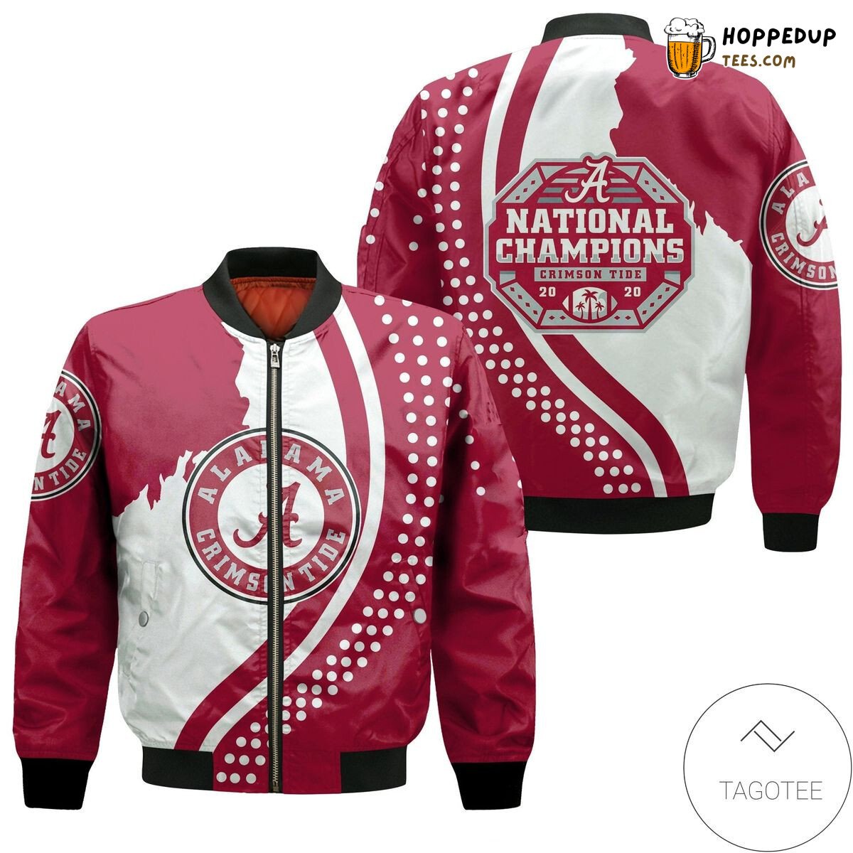 Alabama Crimson Tide NCAA Bomber Jacket Heritage Series Edition