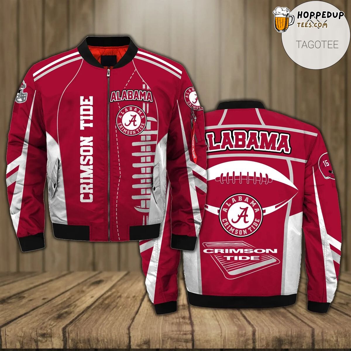 Alabama Crimson Tide NCAA Bomber Jacket Signature Series