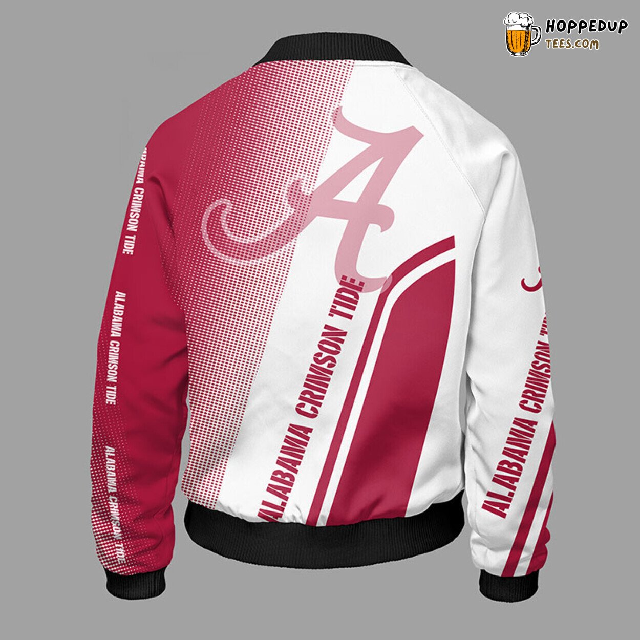 Alabama Crimson Tide NCAA Classic Red Premium Bomber Jacket Design