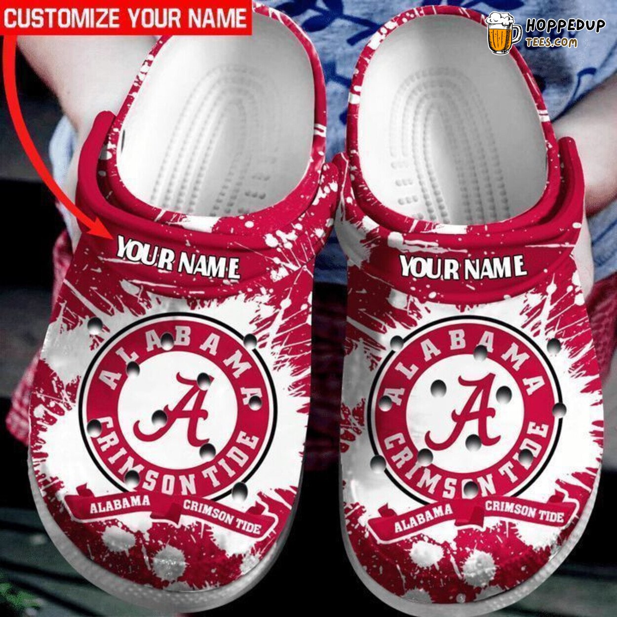Alabama Football Themed Comfortable Unique Design Classic Clogs