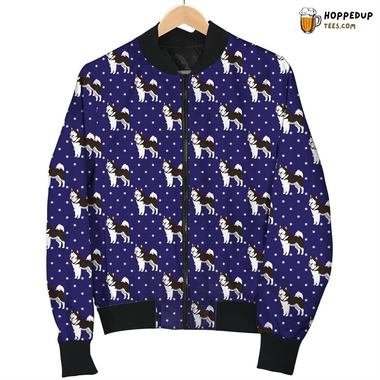 Alaska Snowy Landscape Bomber Jacket Winter Comfort Stylish Fit
