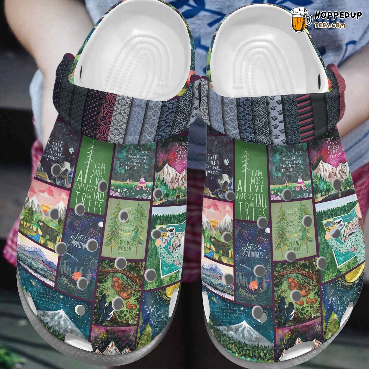 Alive Among Trees I Need Space Birthday Gift Special Clog Shoes