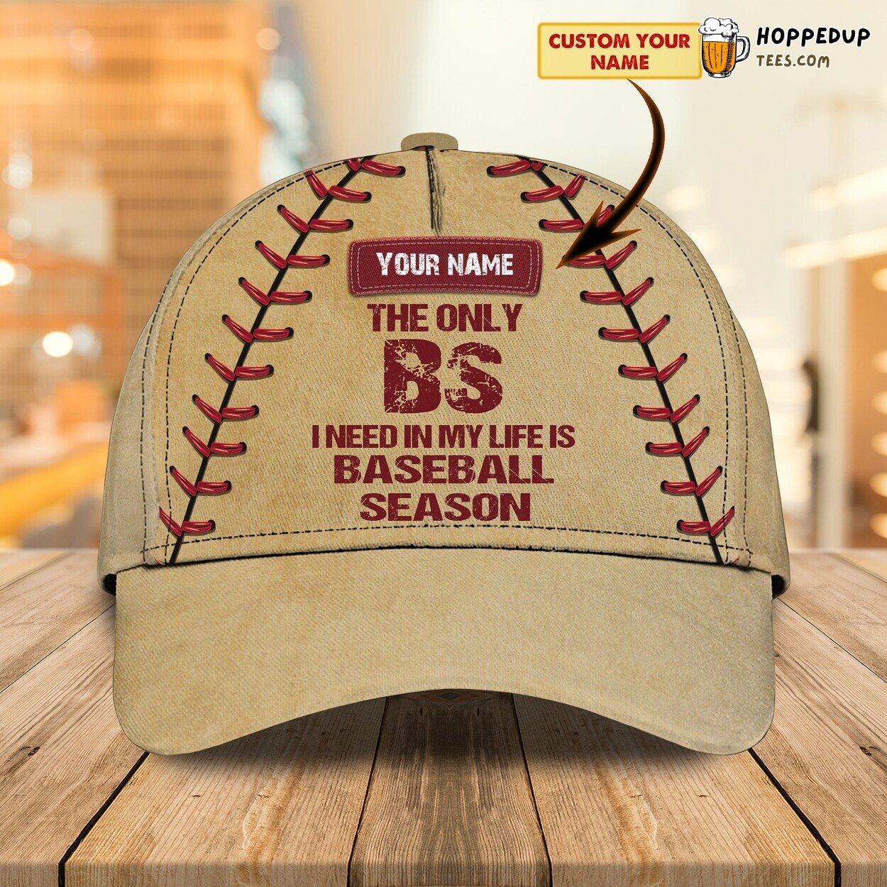 All I Need Baseball Season 3D Classic Cap Personalized Name Design