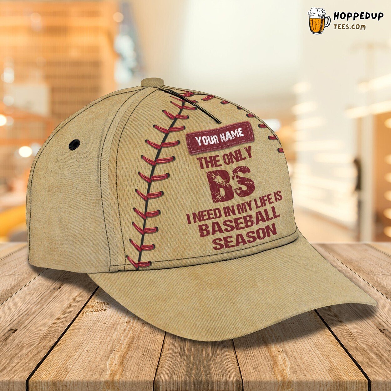 All I Need Baseball Season 3D Classic Cap Personalized Name Design
