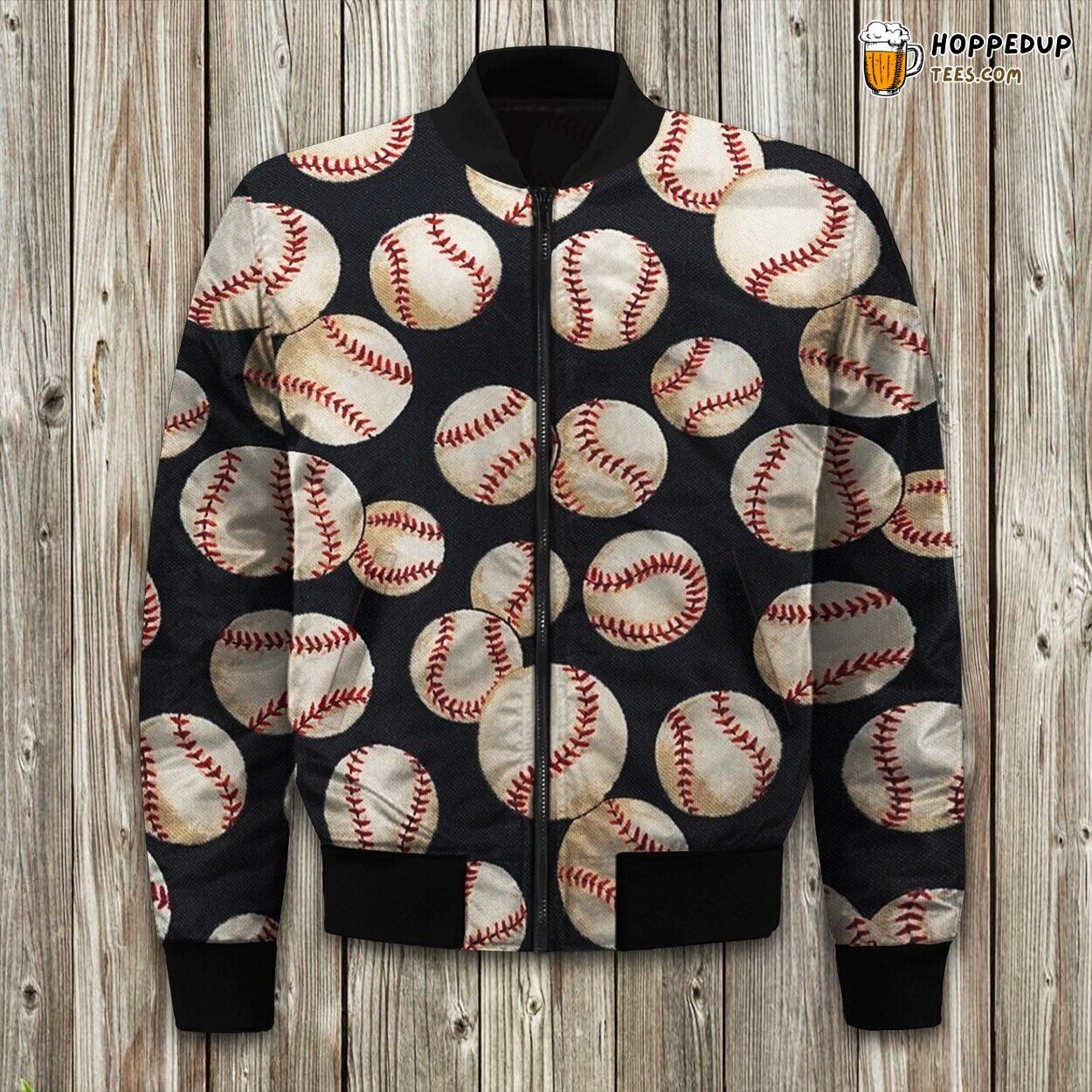 All Star Baseball Theme Winter Bomber Jacket Unique Tailored Elegance Design