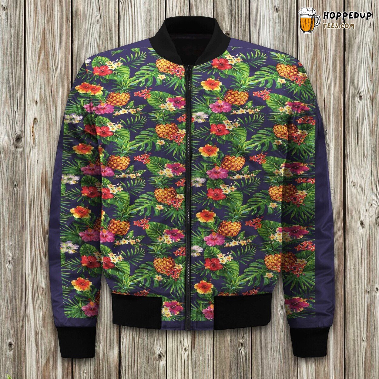 Aloha Hawaii Tropical Bomber Jacket