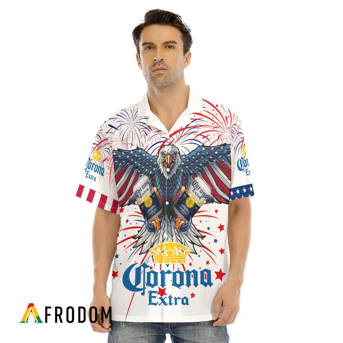 Aloha Independence Day Corona Extra Hawaiian Shirt And Shorts Set HU