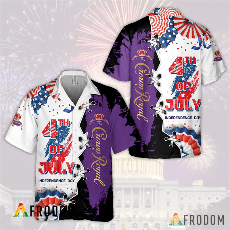 Aloha Independence Day Crown Royal Hawaiian Shirt HU