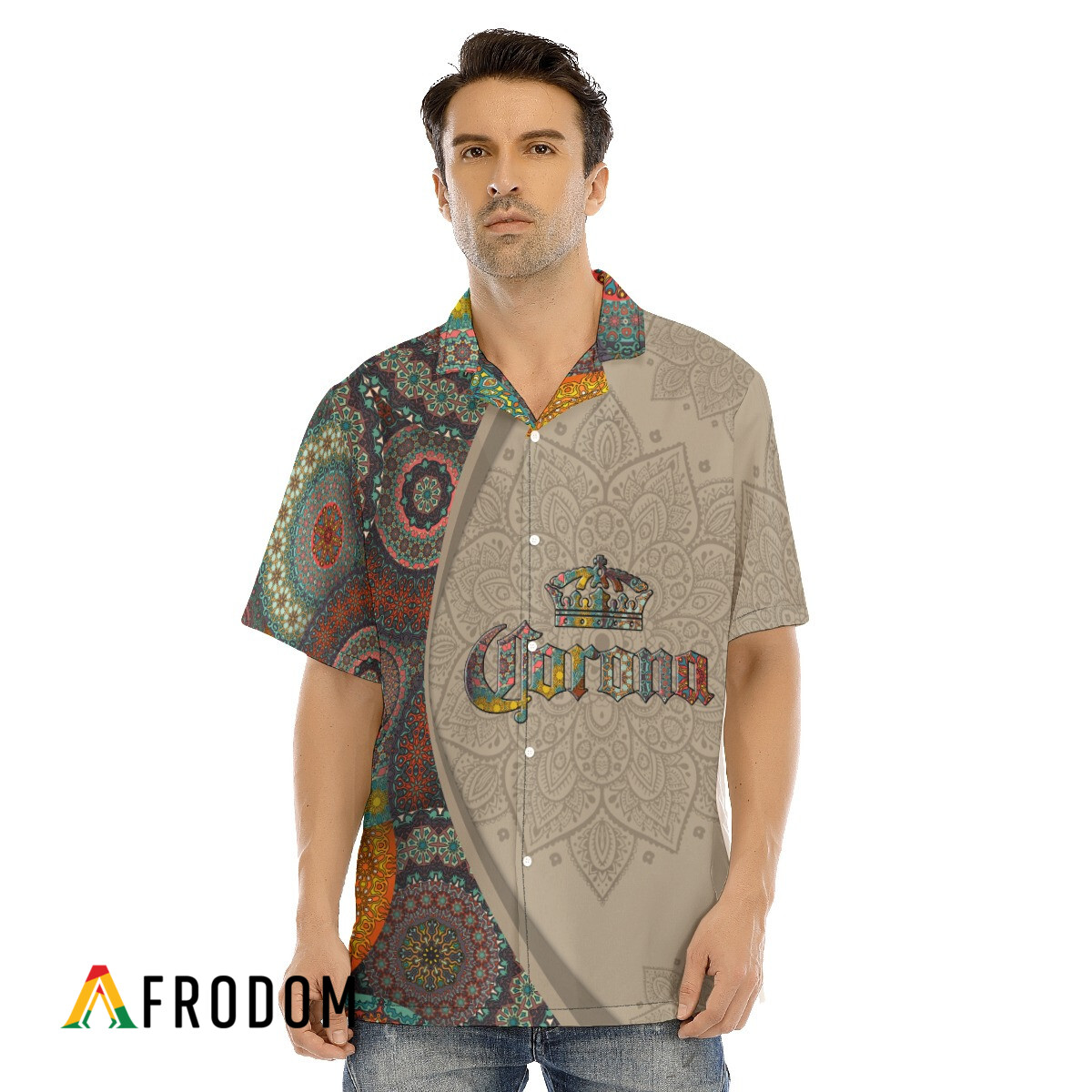 Aloha Mandala Corona Extra Beer Hawaiian Shirt And Shorts Set HU