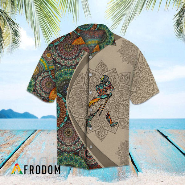Aloha Mandala Johnnie Walker Hawaii Shirt HU
