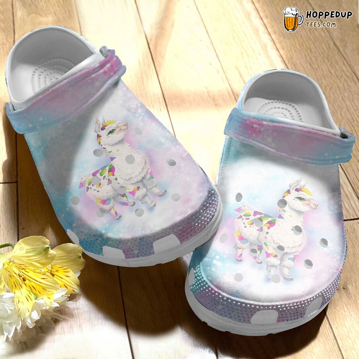 Alpaca Llamas Cartoon Magical Girl Daughter Gift Comfortable Clogs
