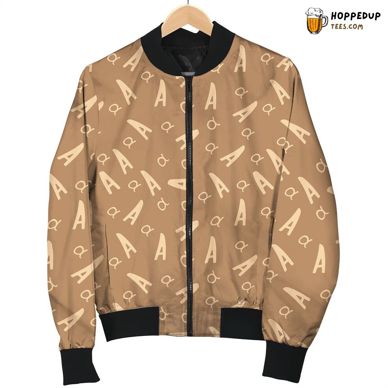 Alphabet A Alpha Bomber Jacket