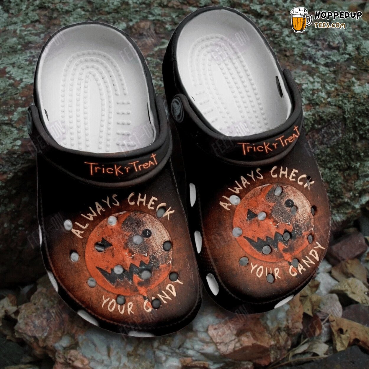 Always Check Your Candy Horror Movie Halloween Classic Clogs