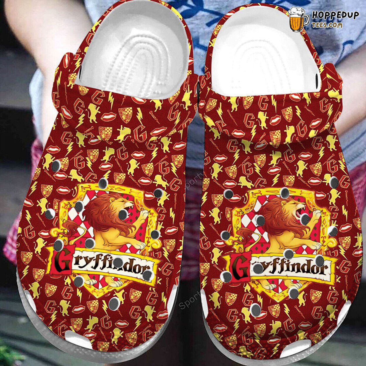 Amazing Griffindor House HP Themed Comfortable Unique Clogs Shoes