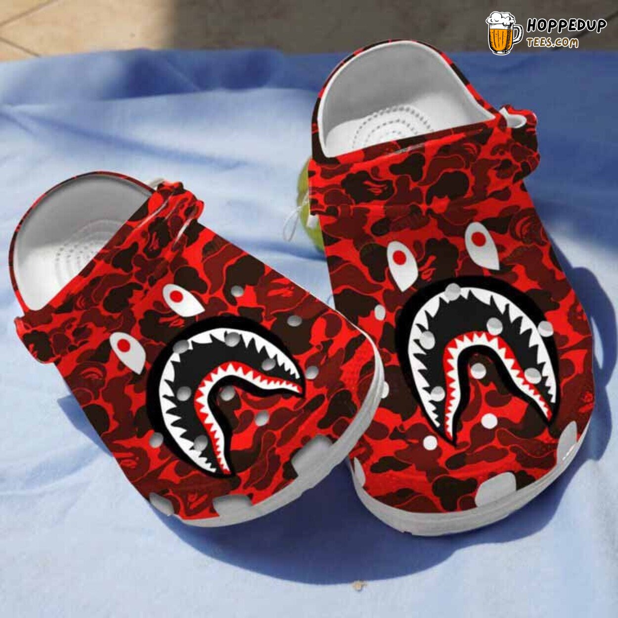 Amazing Shark Pattern Children Kids Gift Comfortable Clogs Shoes