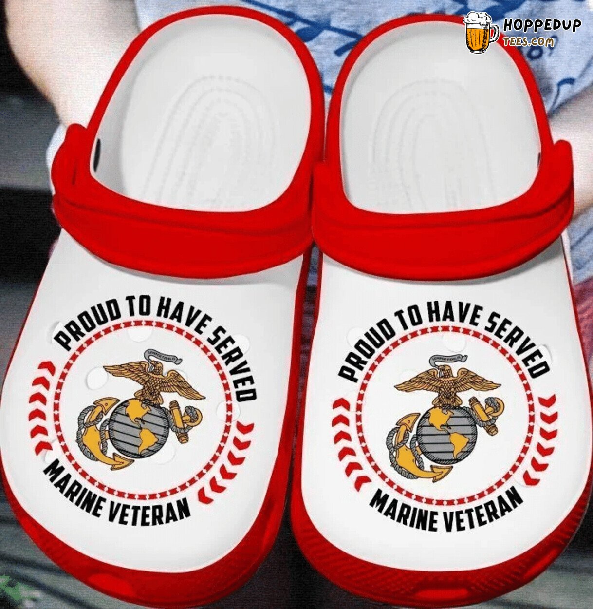 Amazon Proud Marine Veteran Served Comfortable Unique Clog Shoes