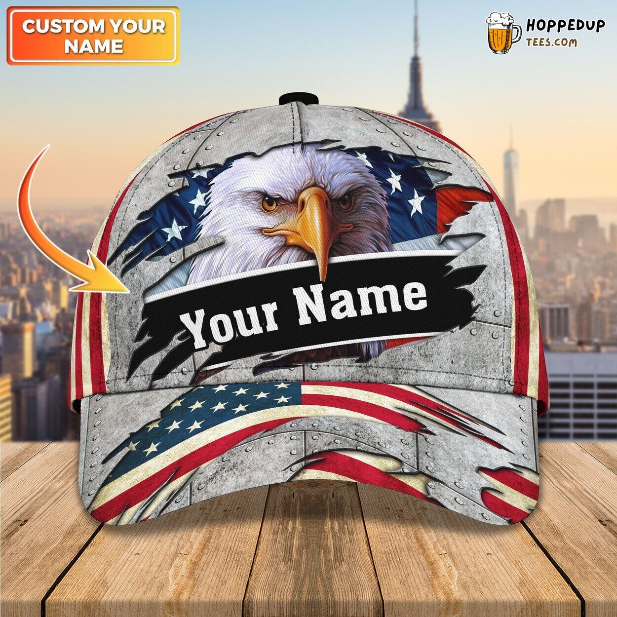 America Classic Cap Personalized Name 3D Unique Premium Edition Series