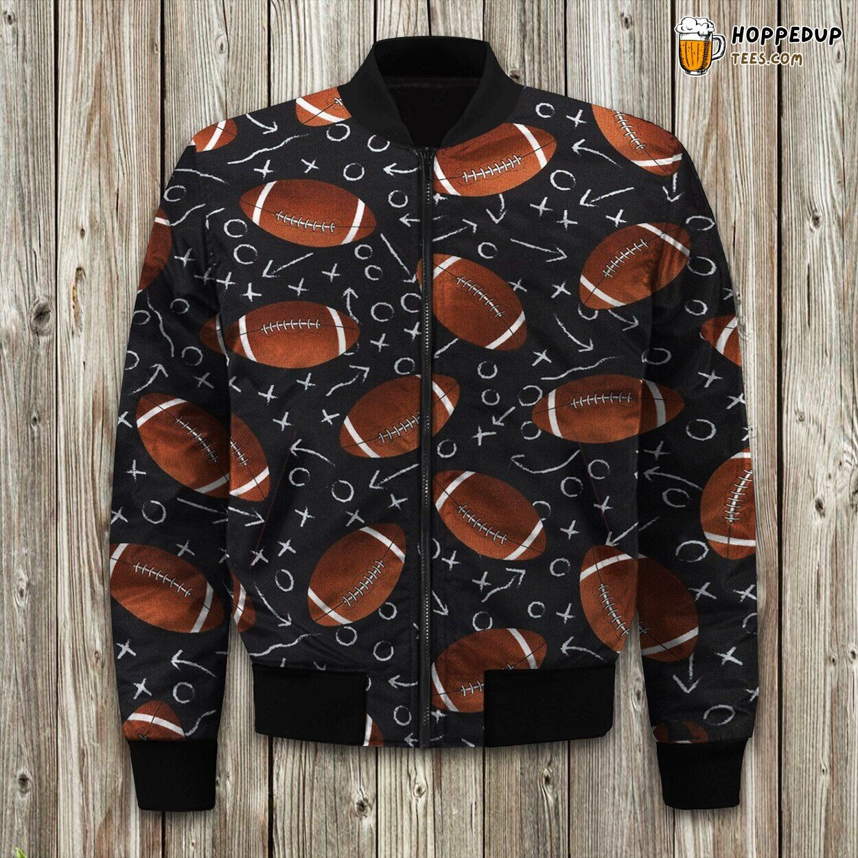 American Football Art Winter Bomber Jacket Exclusive Look