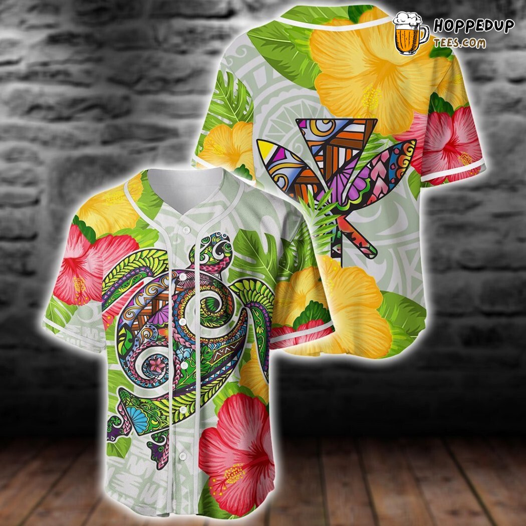 American Samoa Fall In The Wave Polynesian Baseball Tee Jersey Shirts 3D