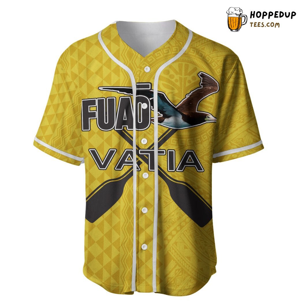 American Samoa Polynesian Fuao Vatia Baseball Tee Jersey Shirts 3D