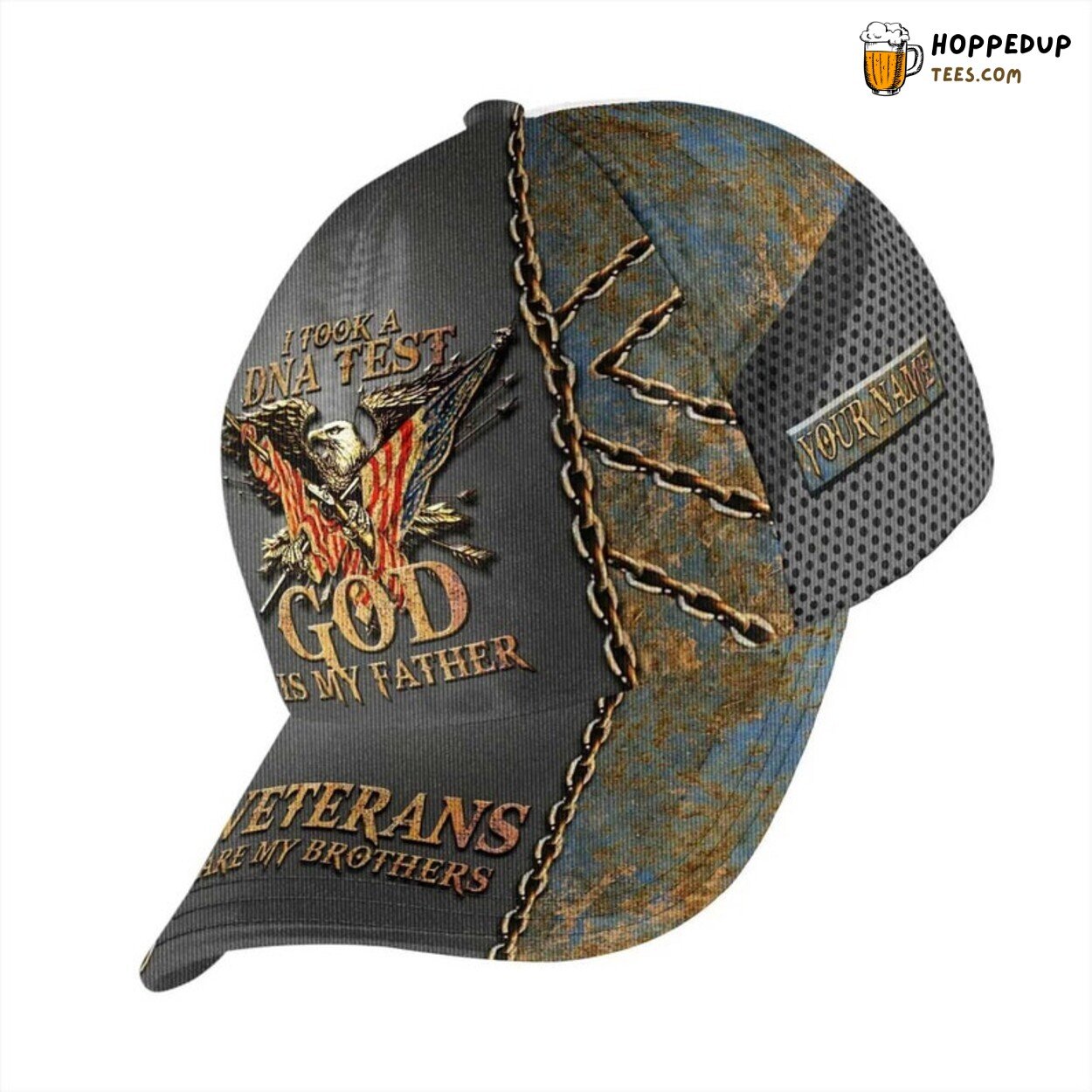 American Veteran Personalized Cap Brothers Jesus Unique Design