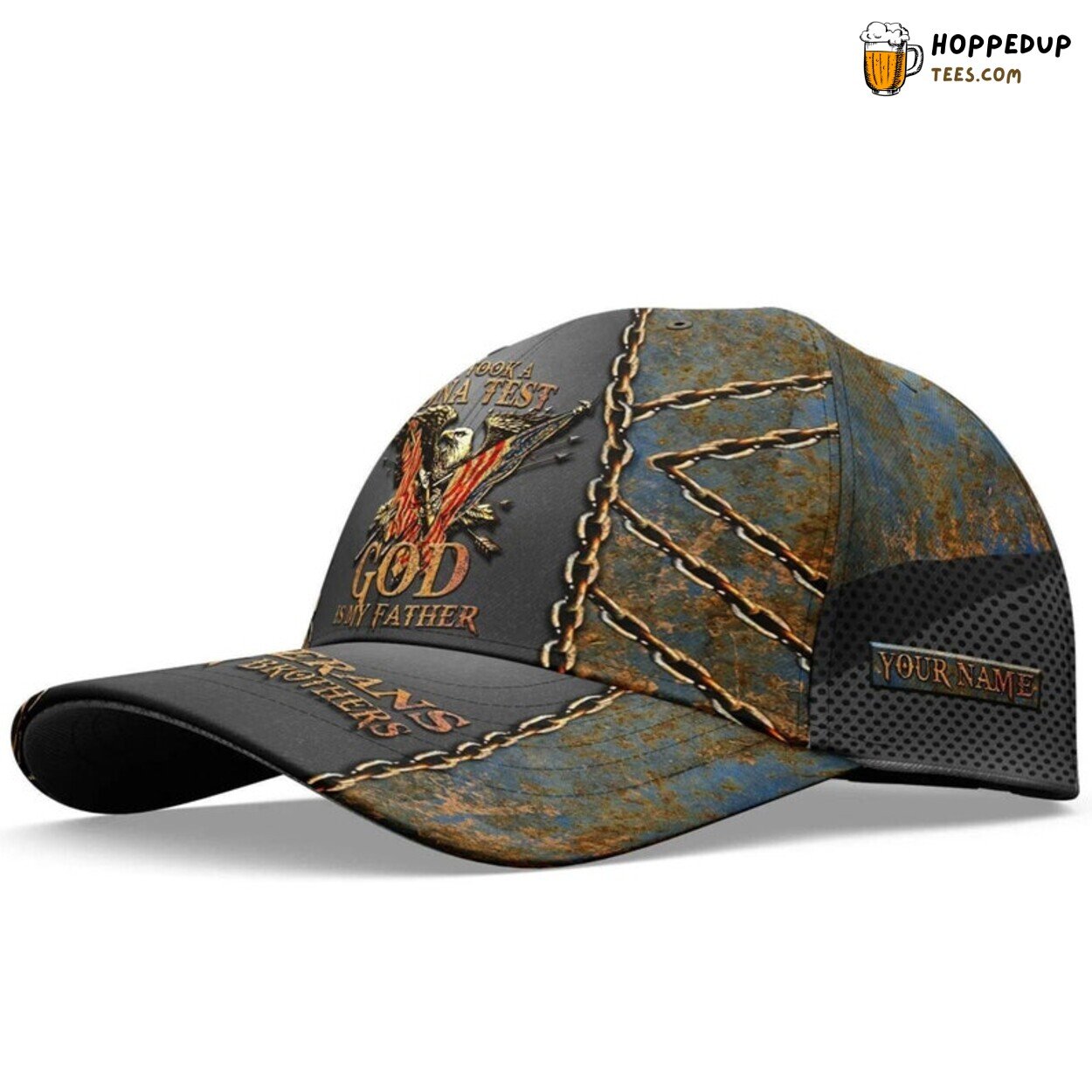 American Veteran Personalized Cap Brothers Jesus Unique Design
