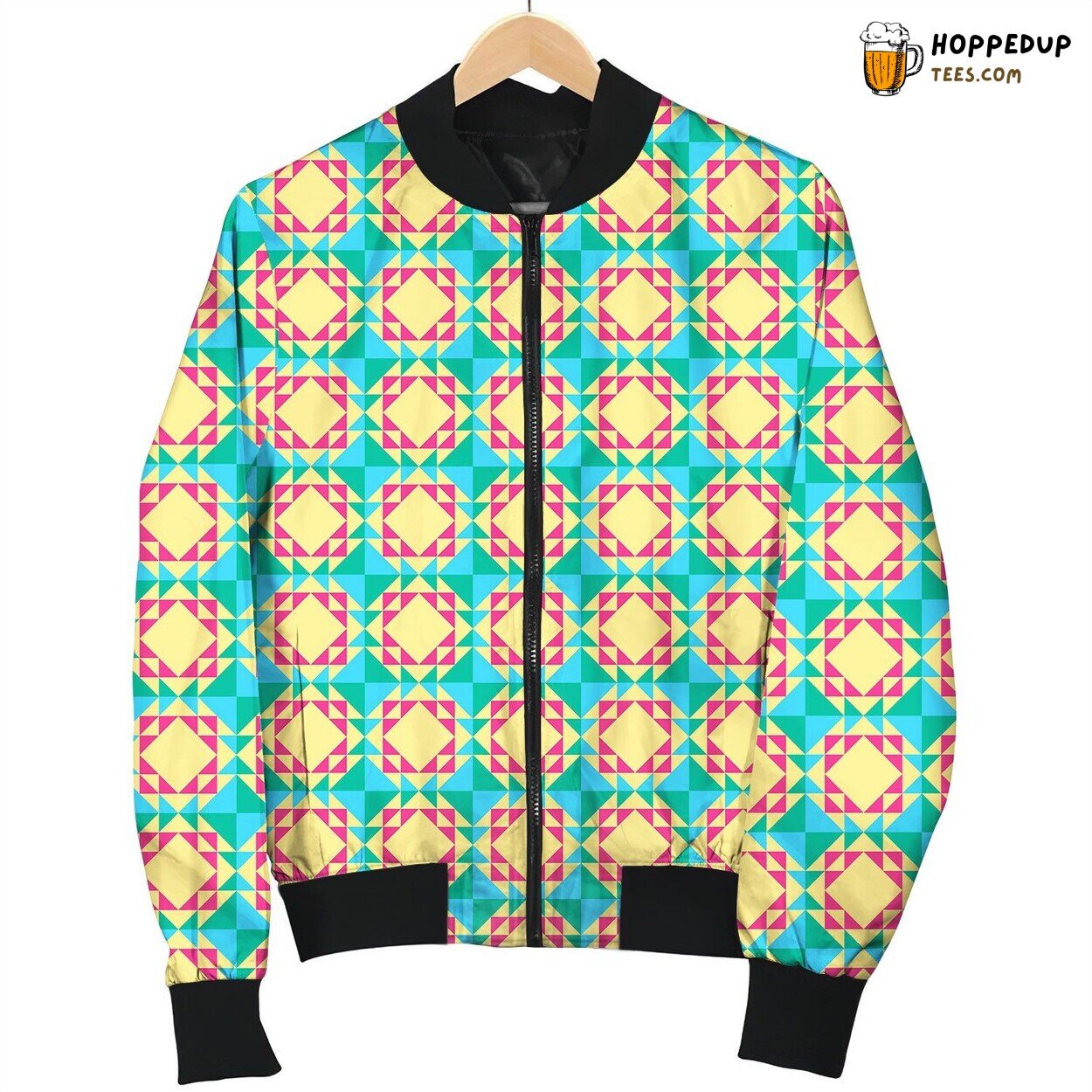 Amish Small Yellow Flower Bomber Jacket