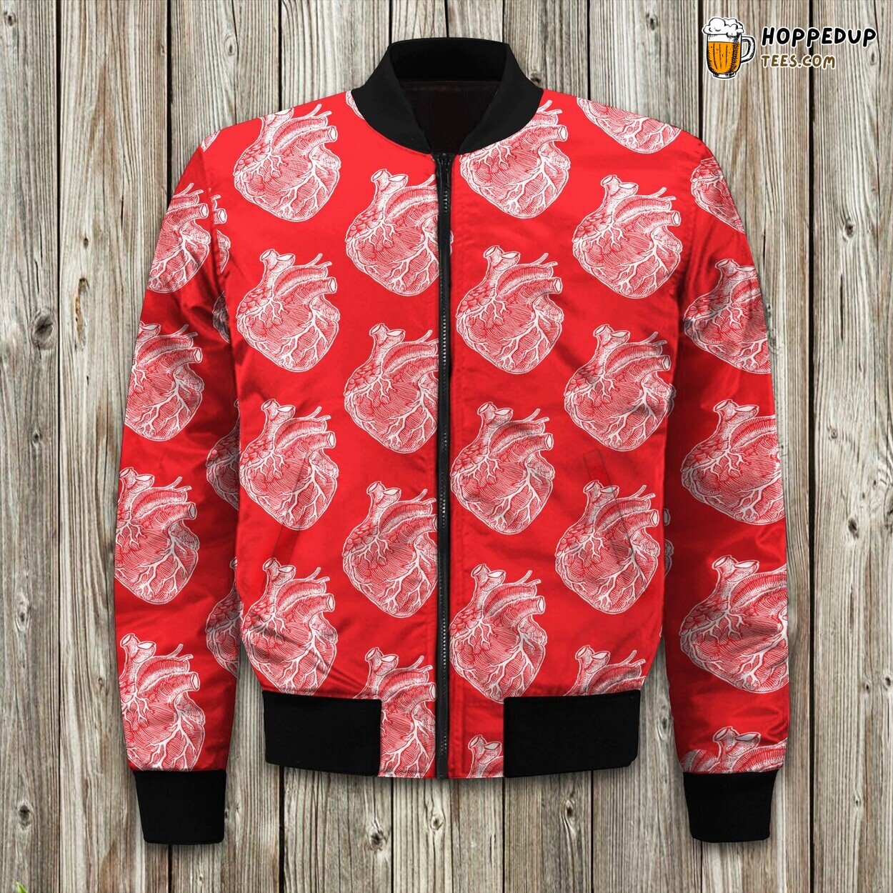 Anatomy Inspired Winter Bomber Jacket Tailored Precision Unique Look