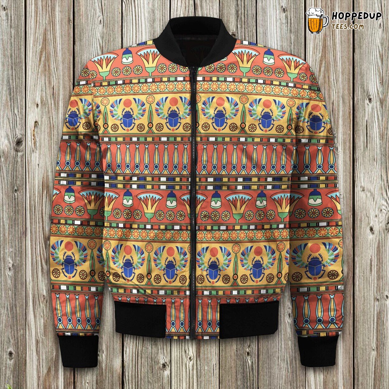 Ancient Egypt Anubis Bomber Jacket