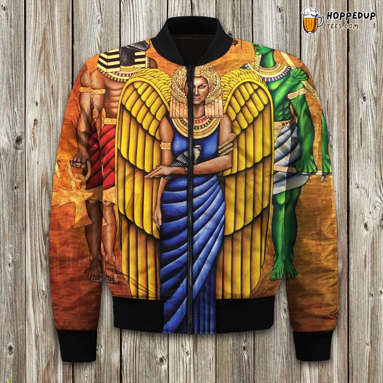 Ancient Egypt Isis Goddess Of Magic Bomber Jacket