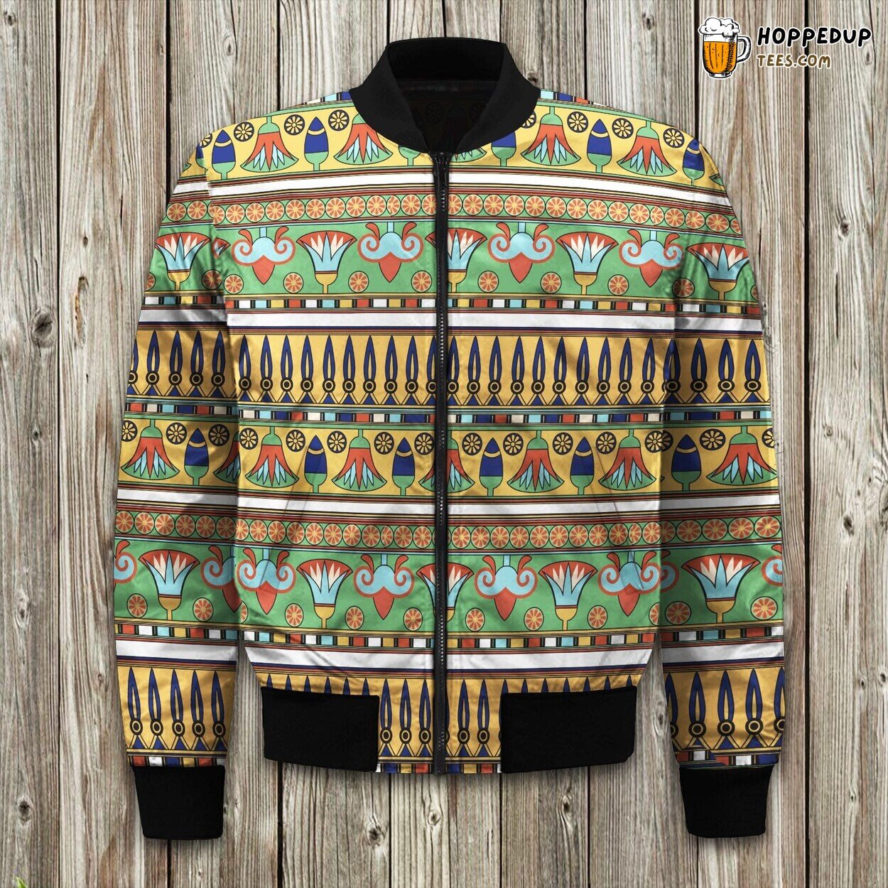 Ancient Egypt Pattern Bomber Jacket