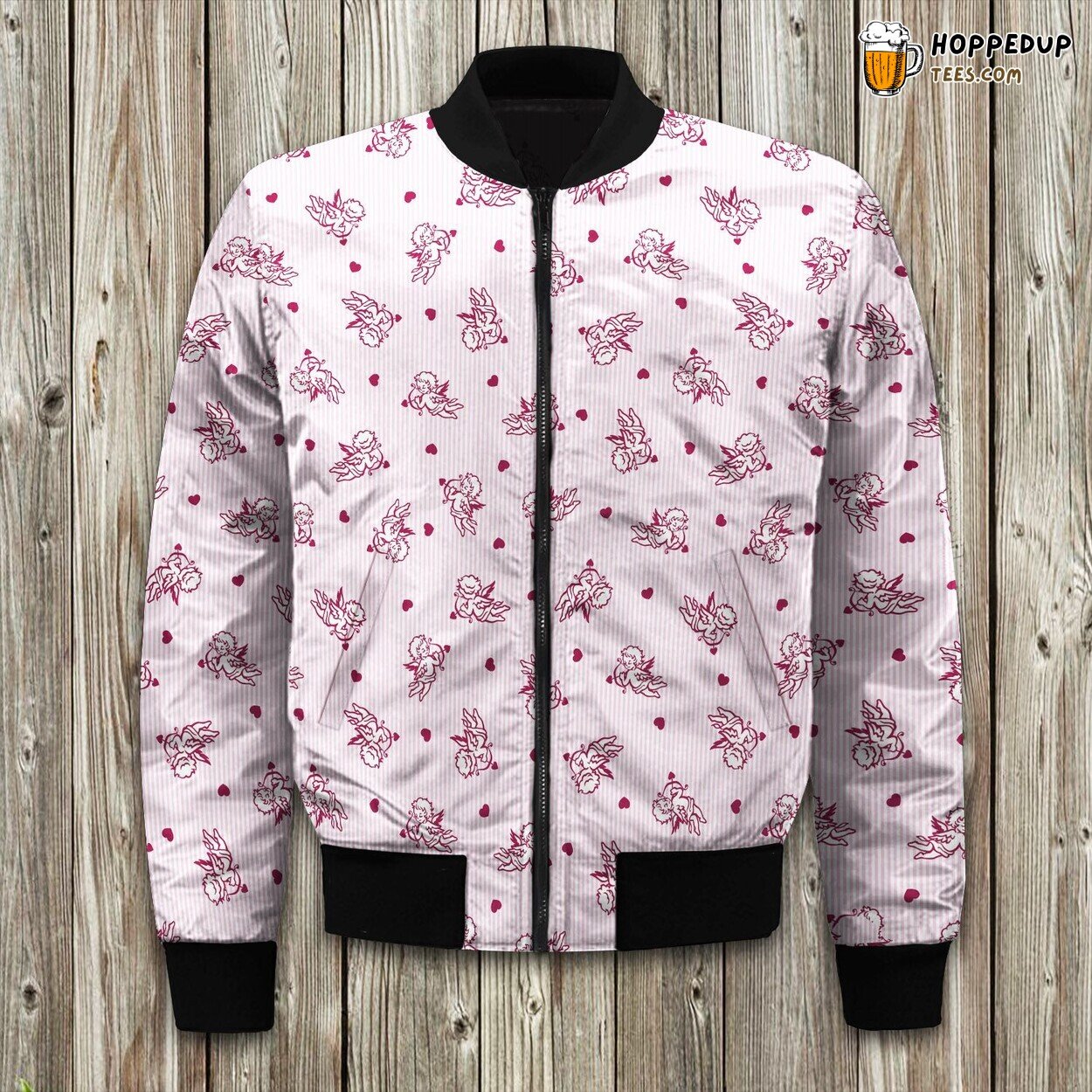 Angel Cupid Love Bomber Jacket